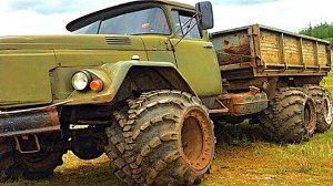 Длинномордый ЗИЛ 131 стал как ЗИЛ 133 ГЯ Установили Арочные Колёса  ДВС и КПП от Камаз