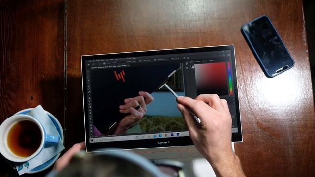 Using the Pen on the Acer ConceptD 3 Ezel смотреть онлайн