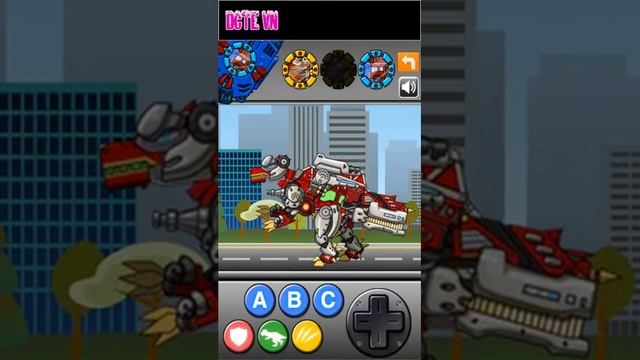 Transform! Dino Robot: T-Rex, Stego Gold, Spinosaurus & Ninja Velociraptor - Tricera Blue смотреть онлайн