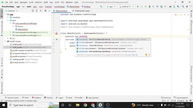 View Binding In Kotlin Android Studio смотреть онлайн