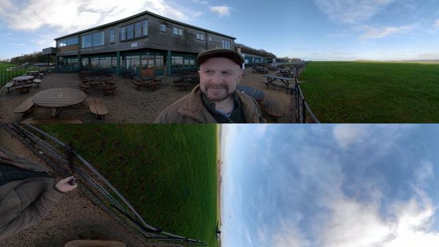 Flying lesson #1, GoPro Fusion 360, cockpit footage fail - 360° VR смотреть онлайн