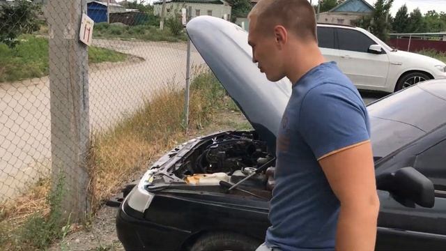 Пацанский таз. ВАЗ 2112. Чистим дроссель. смотреть онлайн