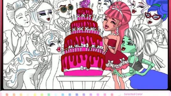 Sweet 1600 Coloring Game