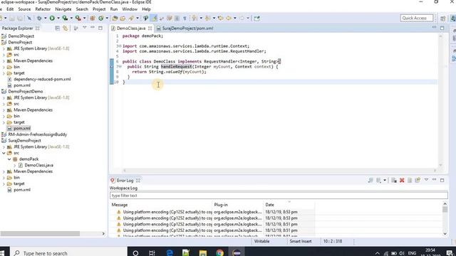 Creating AWS Lambda Function using Java Maven Project смотреть онлайн