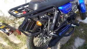 Амортизаторы на мопед Кольт.