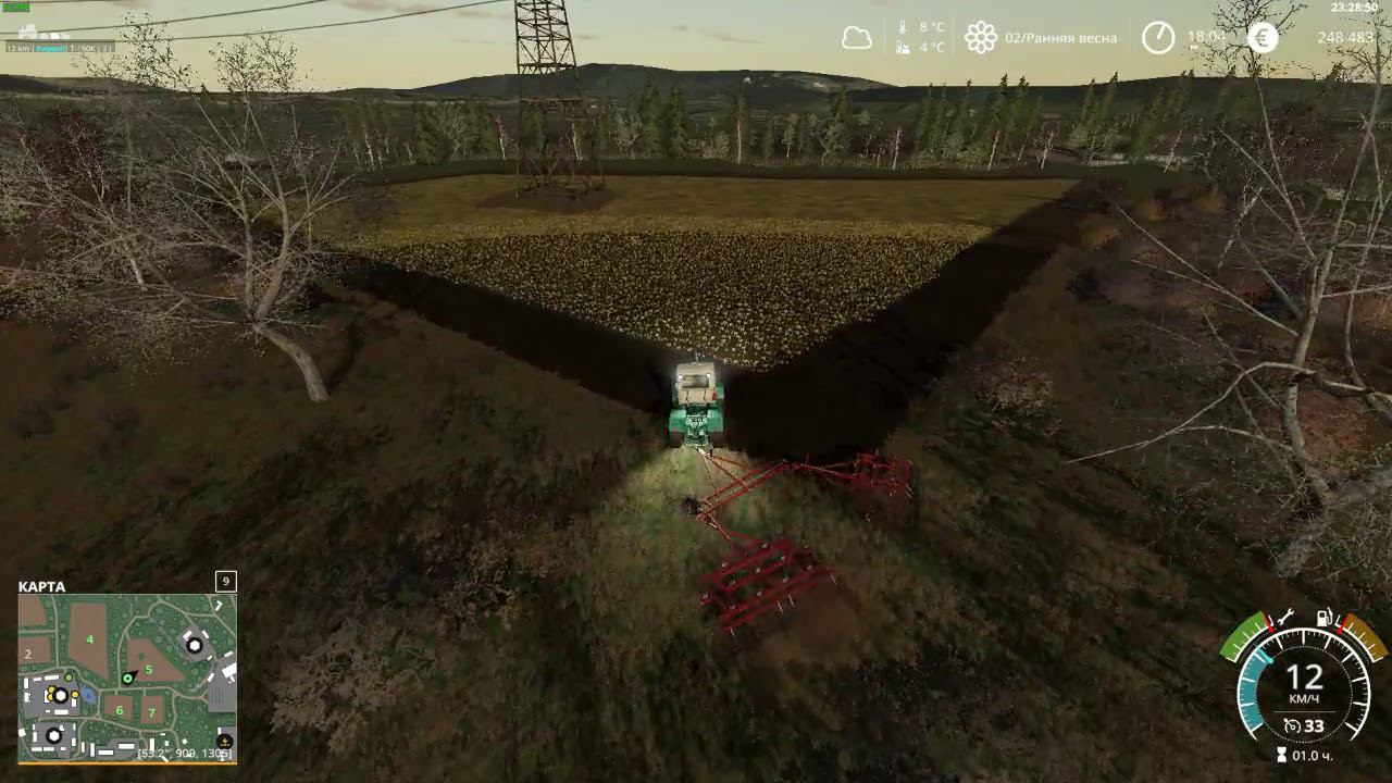 (PC) FS19 Село Молоково #03 Производственный Комплекс смотреть онлайн