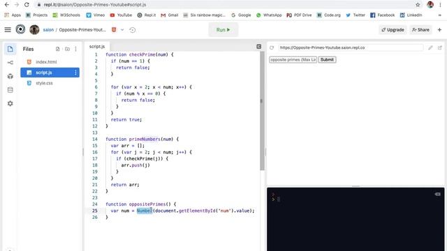 Coding Opposite Primes in JavaScript смотреть онлайн