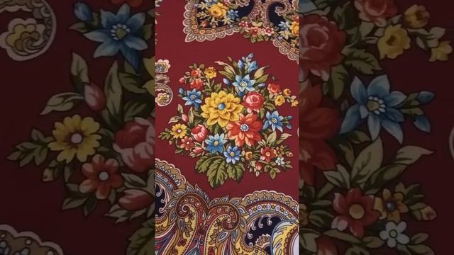 #ПавловопосадскиеПлатки Павловопосадские платки.Моя коллекция)Шаль,,Майя,,28 смотреть онлайн