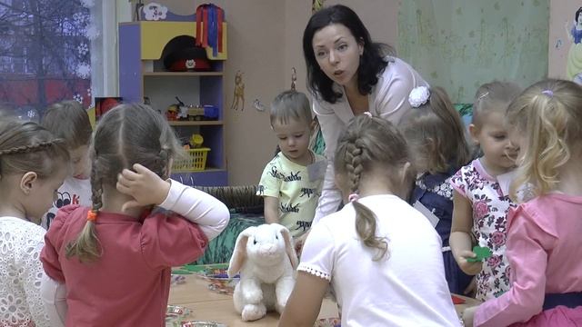 Занятие во второй младшей группе по ФЭМП, воспитатель Палиенко Ирина Геннадьевна смотреть онлайн