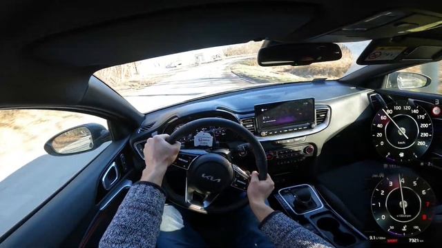 Kia ProCeed 1.6 T-GDI /204 HP/ POV Test Drive #9 смотреть онлайн