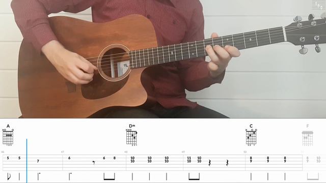 Pirates of the Caribbean - He's a Pirate | Guitar Tabs Tutorial смотреть онлайн