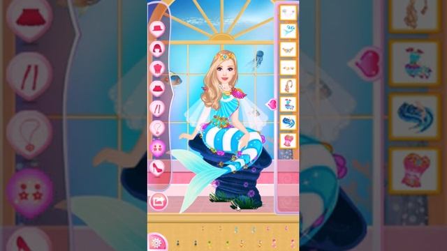 The Little Mermaid Dress Up - Girl Games смотреть онлайн