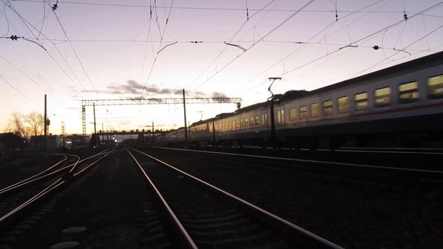 Электропоезд ЭП2Д-0048 ЦППК станция Селятино 23.11.2018 смотреть онлайн