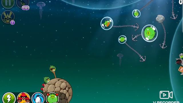 Прохожу 15 уровней в этапе "Pig dipper" в angry birds space смотреть онлайн
