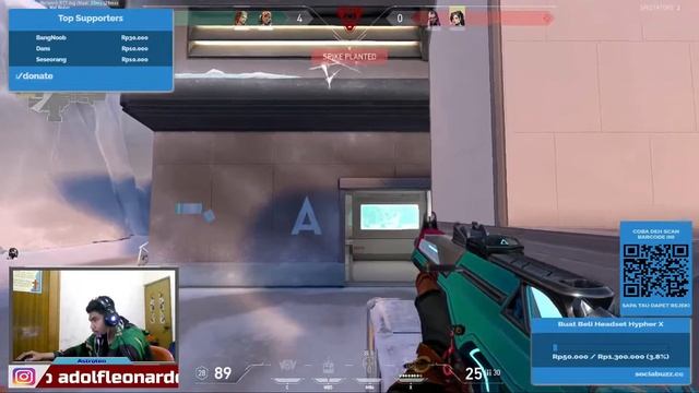 [?LIVE] REACT NEW BUNDLE ON VALORANT (BUTTERFLY KNIVE)- VALORANT INDONESIA смотреть онлайн