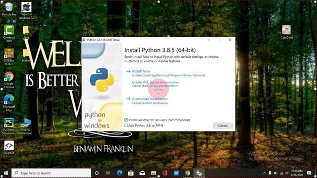 How to Install Python 3.8.5 |How to Install latest version of Python | install python in windows 10 смотреть онлайн