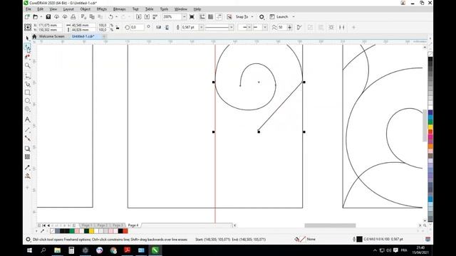 CorelDraw Arabesque: 17 Basis distribution Square And a half square смотреть онлайн