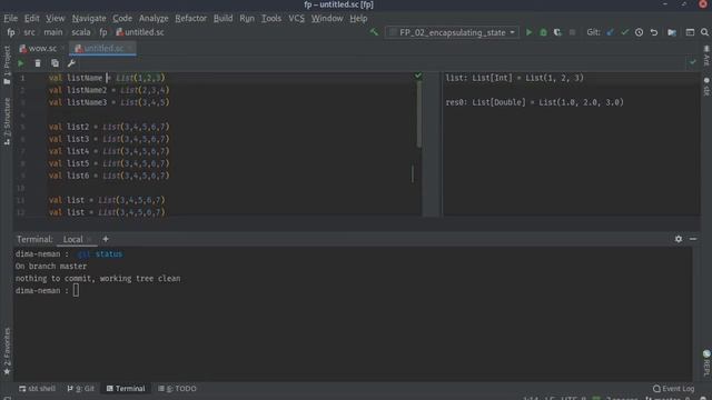 Git. merge - слияние руками и через Idea. смотреть онлайн