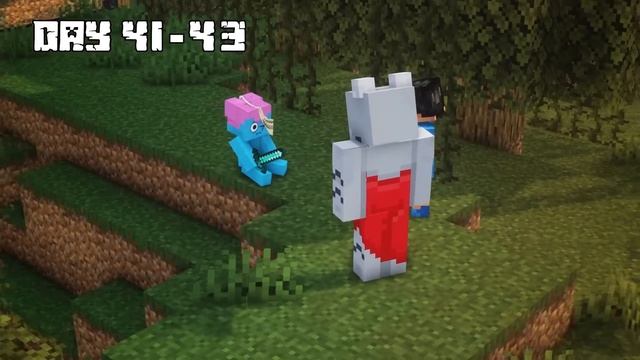 I Survived 100 DAYS as PIBBY in HARDCORE Minecraft! смотреть онлайн