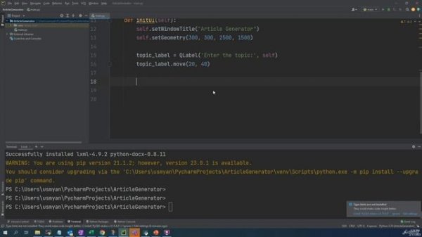8 - Create a Word Text Summarization App - 32 - Build and Essay Generation Tool with ChatGPT API