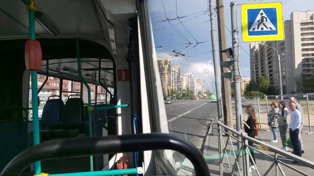 Троллейбус, маршрут №37 (ул. Пионерстроя - бульв. Новаторов) ЗиУ-683БМ1 б.1104 (16.05.2021)