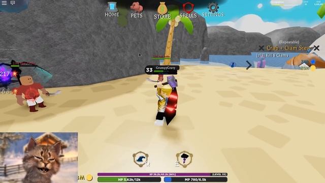 Getting Every Spell In Roblox Wizard Simulator смотреть онлайн