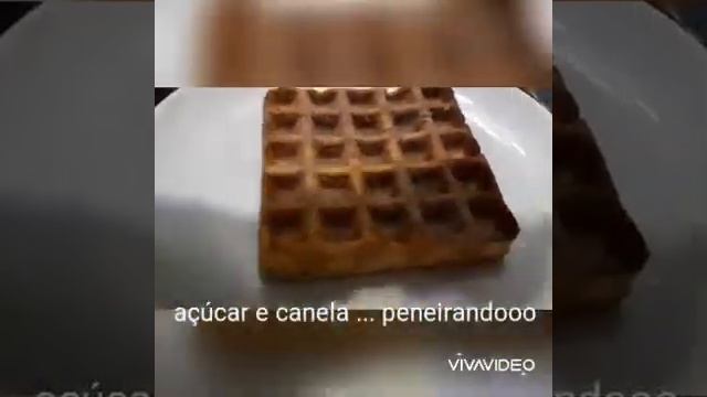 Meu Waffle - Waffle Churros (Doce De Leite Canela E Açúcar)