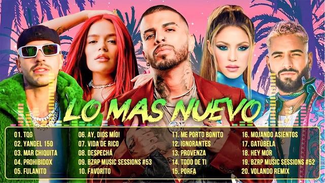 MIX REGGAETON 2023 - LO MAS NUEVO 2023 - BAD BUNNY, LUIS FONSI, MALUMA, SHAKIRA, KAROL G смотреть онлайн
