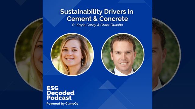 Sustainability Drivers in Cement & Concrete смотреть онлайн
