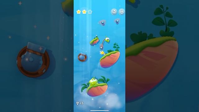 Cut the Rope 3, iOS, Apple Arcade, Walktrough, jungle, D4, C5, A6, full stars смотреть онлайн