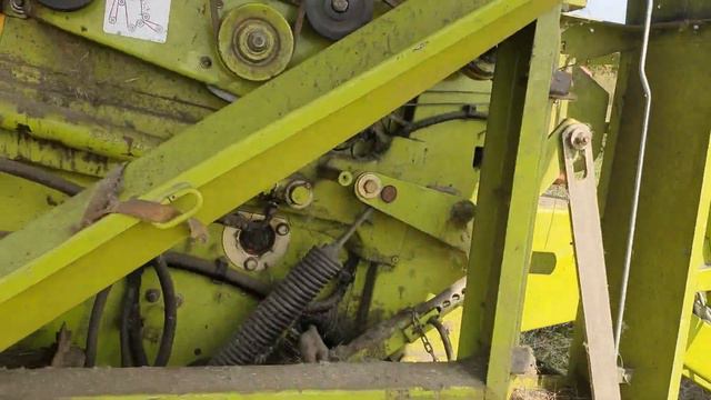 Claas Rollant 250 первый выезд.