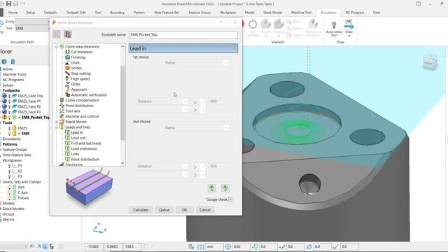 PowerMill Tutorial #109 | How To Creater Toolpath Mill 5 Axis & Post G-Code