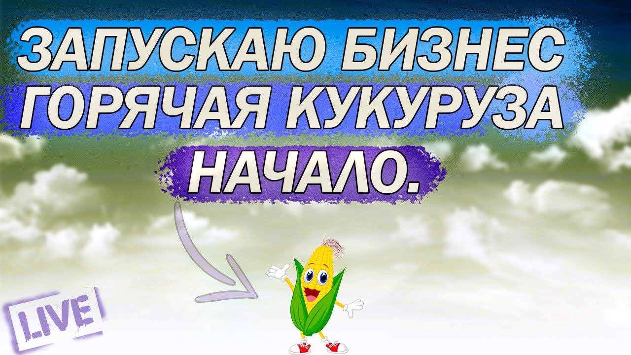 ОТКРЫВАЮ БИЗНЕС С МИНИМАЛЬНЫМИ ВЛОЖЕНИЯМИ. Горячая кукуруза