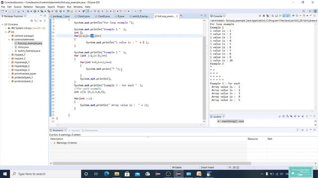 Loops in Java for-for-each-while-do-while Easy examples II Java II Core Java II Automation смотреть онлайн