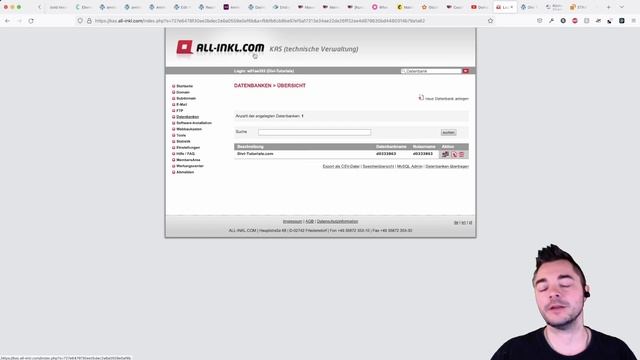 BACKUP deiner WordPress Datenbank über phpMyAdmin einspielen / WP Website wiederherstellen смотреть онлайн
