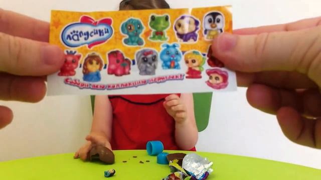 Открываем шоколадное яйцо "Лапусики" смотреть онлайн