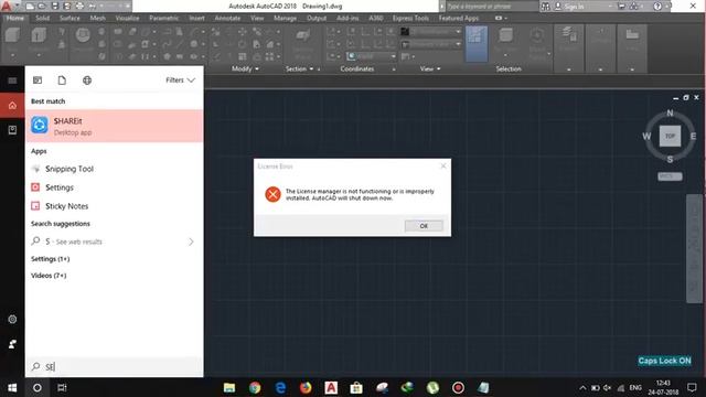 AutoCAD Licensing error solution-حل مشكلة الترخيص فى الاوتوكاد смотреть онлайн