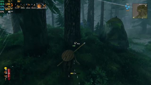 Valheim on GTX 1050Ti Core i3 6100 смотреть онлайн