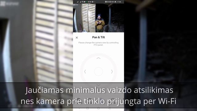 Protinga Ezviz C8W vaizdo kamera pilnai valdoma per programėlę. EP65 смотреть онлайн