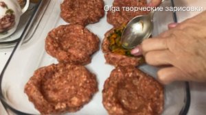 Блок. МЯСНЫЕ гнезда из фарша с грибами!! Безумно вкусно и просто!  КаК приготовить! Прогулка!