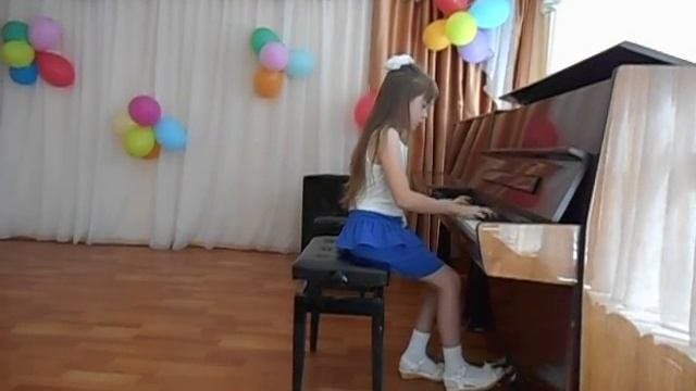 Маленькая сказка, С.Майкапар, исп.Щербакова Дарья, 10 лет