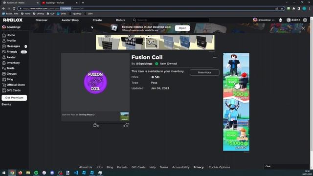 How to Make a Fusion Coil Gamepass in Roblox Studio - NO SCRIPTING смотреть онлайн