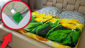 ? Гениальный трюк. 3 способа сшить приспособление для одеяла
