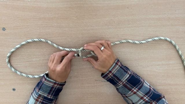 Узел Восьмёрка одним концом