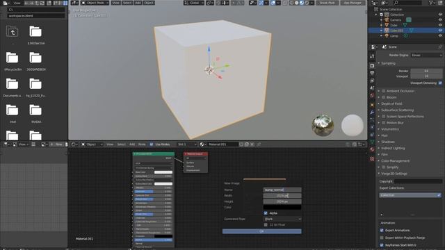 Конвертируем Bump Map в Normal Map (Blender 2.8, Verge3D) смотреть онлайн