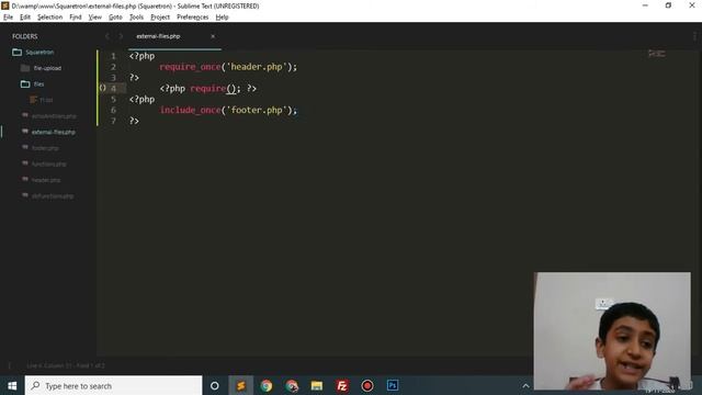 Include External Files In PHP смотреть онлайн