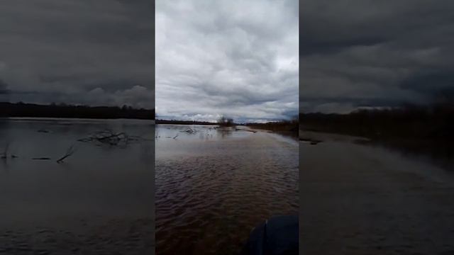 Тойота Ярис плывет по воде. смотреть онлайн