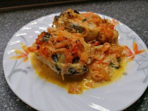 СОЧНАЯ,НЕЖНАЯ И ОЧЕНЬ ВКУСНАЯ ГОРБУША С ОВОЩАМИ В ДУХОВКЕ.