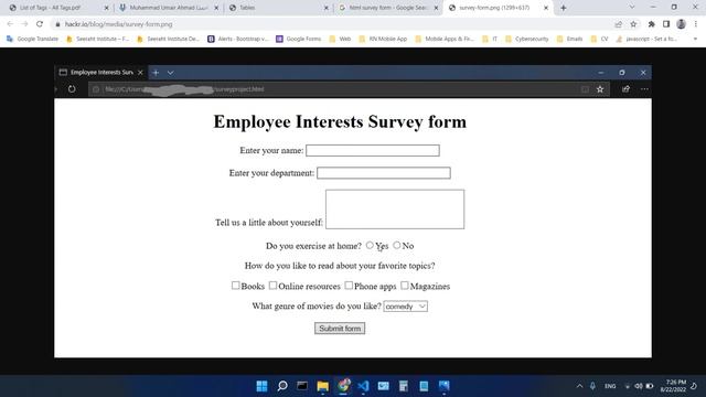 5 - HTML Class 4 | Table | Forms | Muhammad Umair Ahmad смотреть онлайн