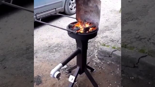 Угольный мобильный горн своими руками #кузнечныйгорн#ковка смотреть онлайн